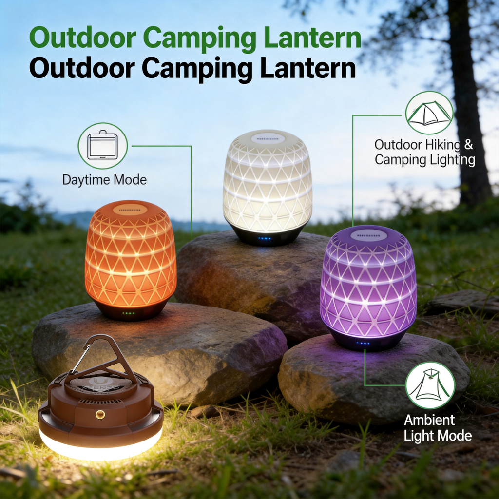 Rechargeable Magnetic Lantern 4000mAh – Hang, Stick, Stand, Ambient Light IPX5